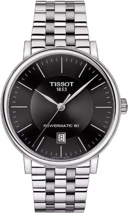 Tissot® Analogue 'Carson Premium Powermatic 80' Men's Watch T1224071105100