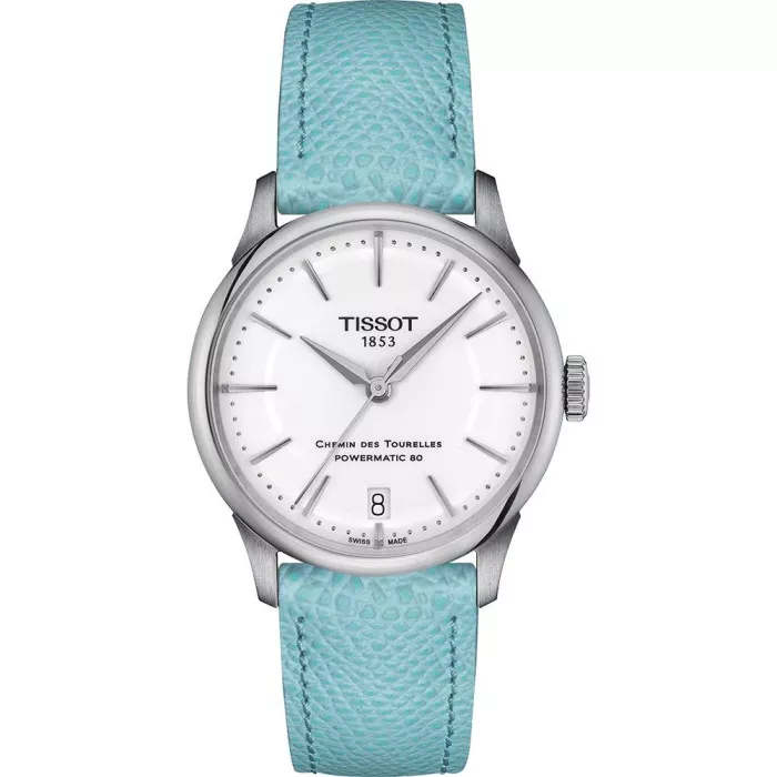 Tissot® Analogue 'T-classic Chemin Des Tourelles Powermatic 80' Women's Watch T1392071601100
