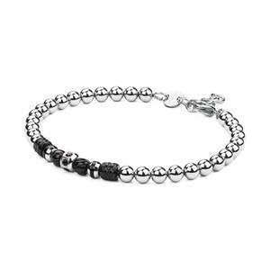 Himalaya Bracelet Steel and Black