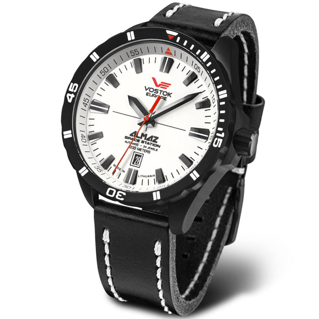 Vostok Europe Almaz Automatic White Black Limited Edition