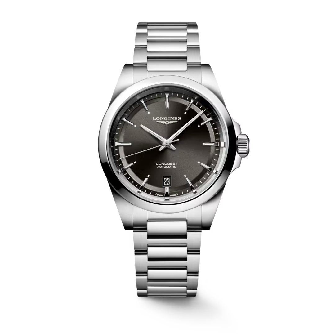 Conquest Automatic watch, Ø 38.00 mm, Stainless steel.