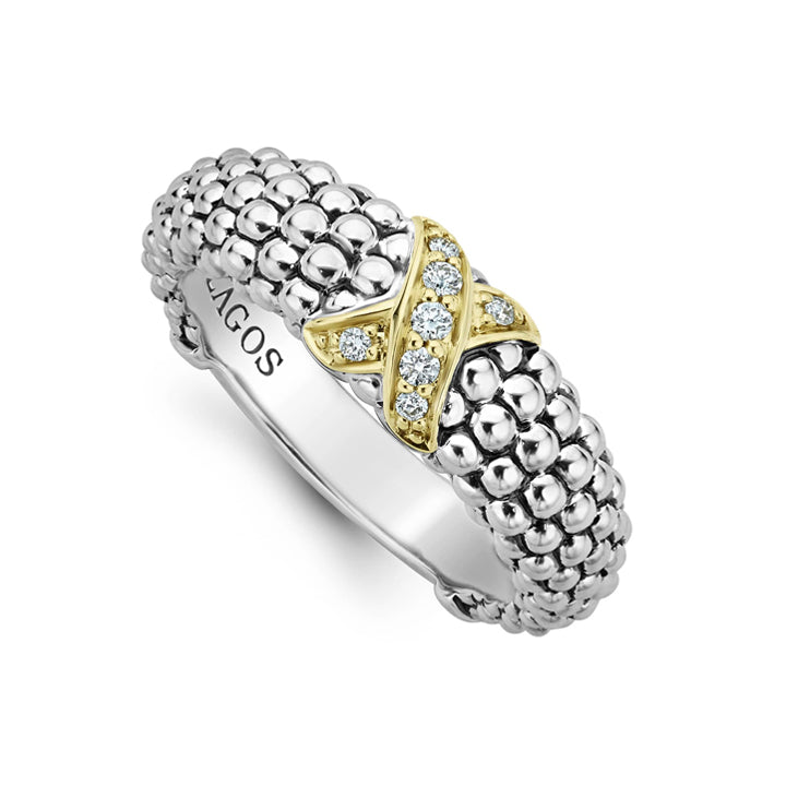 Lagos Caviar Lux X Ring- 02-80393-007