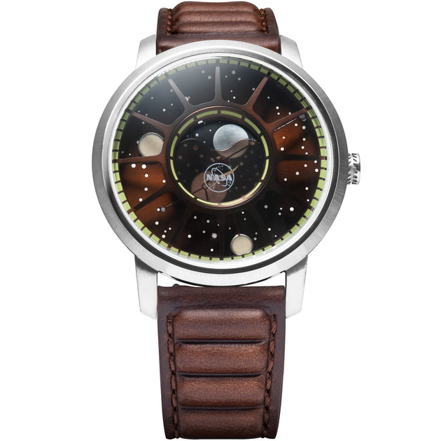 Xeric NASA Apollo 15 American Moonphase Brown Cosmos