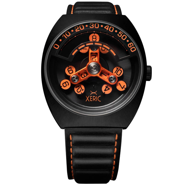 Xeric Scrambler Automatic Wandering Hour Black Orange