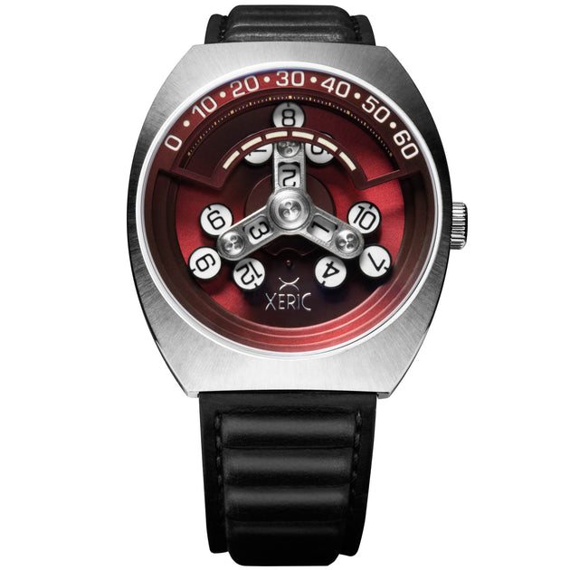 Xeric Scrambler Automatic Wandering Hour Black Oxblood