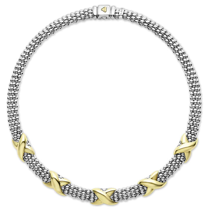 Lagos Embrace Five Station X Caviar Necklace - 04-81220-16