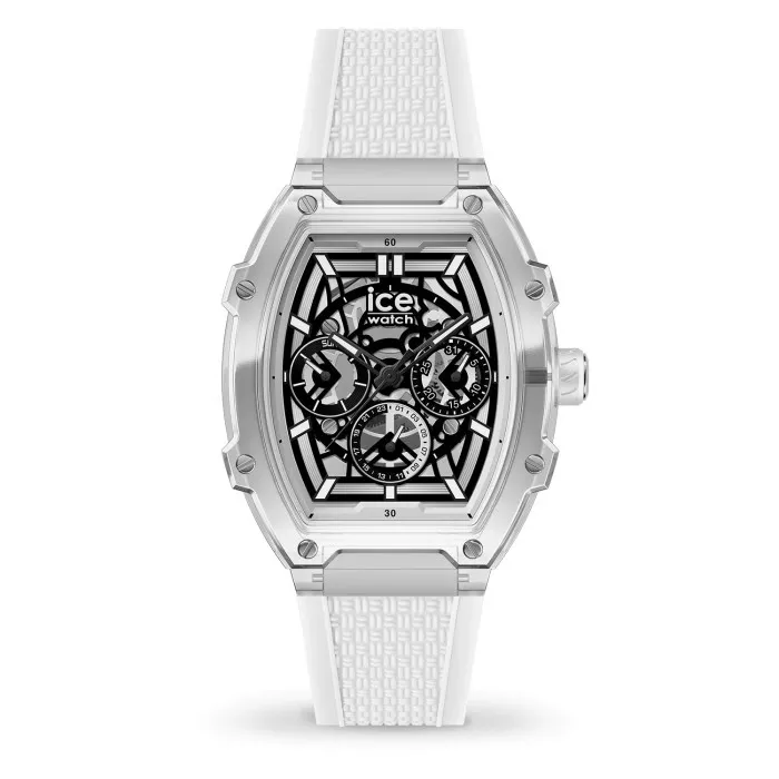 Ice Watch® Multi Dial 'Ice Boliday - Clear White Skel' Unisex's Watch (Medium) 024289