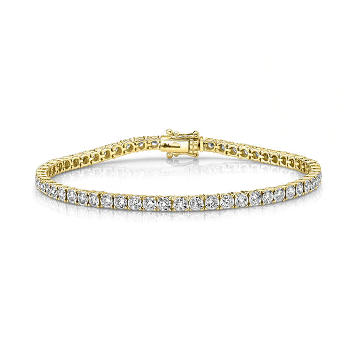 14K Yellow Gold 2.03ctw Diamond Tennis Bracelet - 190145