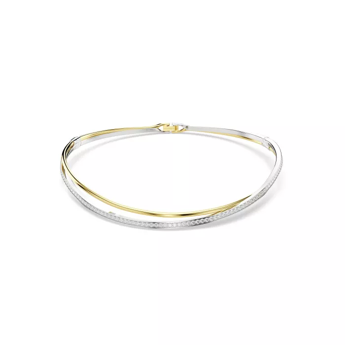 Swarovski® 'Hyperbola' Women's Base Metal Necklace - Silver/Gold 5702408