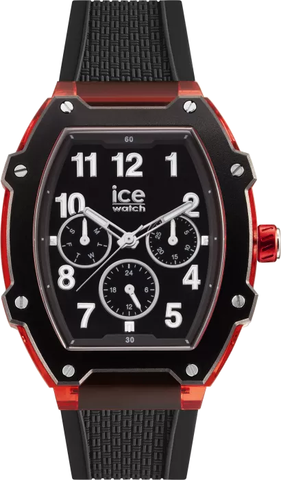 Ice Watch® Multi Dial 'Ice Boliday - Black Red' Unisex's Watch (Medium) 023316