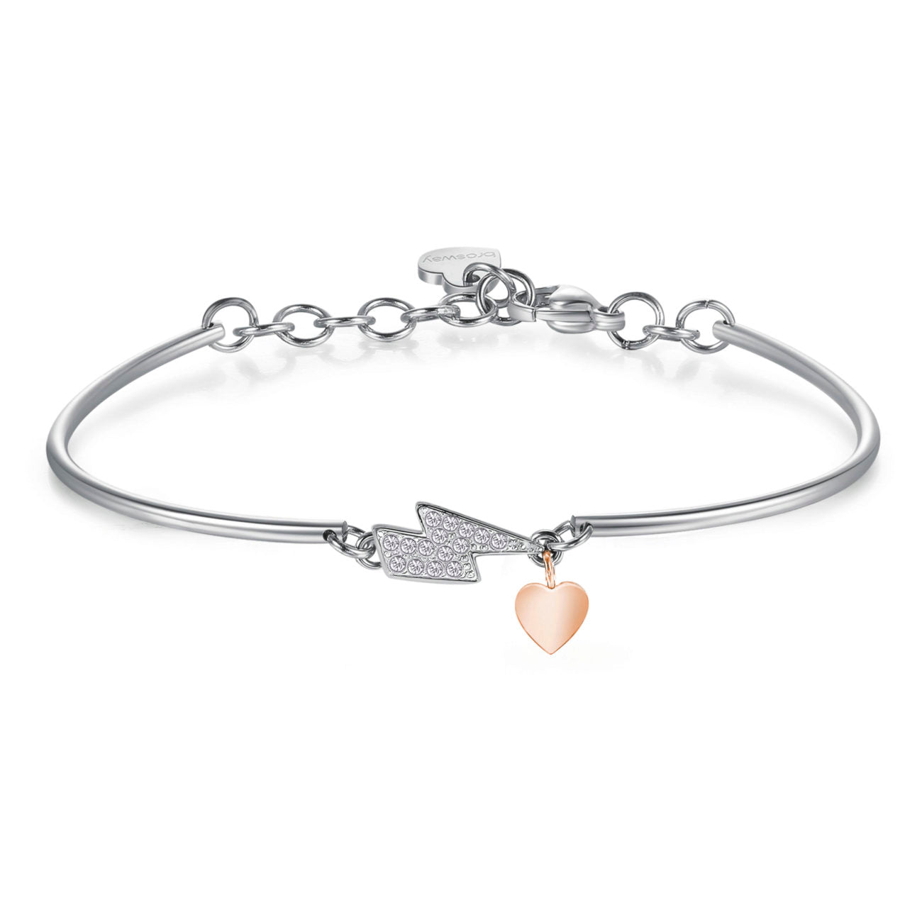 Chakra Love at First Sight Pendant Bracelet (Silver/Rose-Gold)