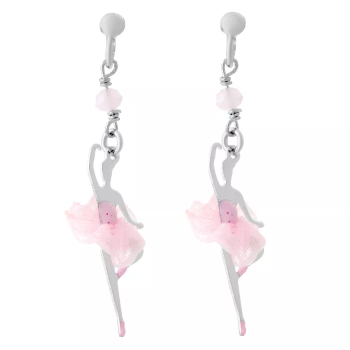 Orphelia® Child's Sterling Silver Drop Earrings - Silver ZO-7131